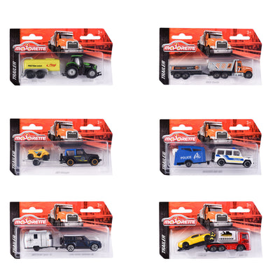 ASDA Majorette Vehicle And Trailer (Style May Vary - Age 3+ Years)- Buy online at McGrocer