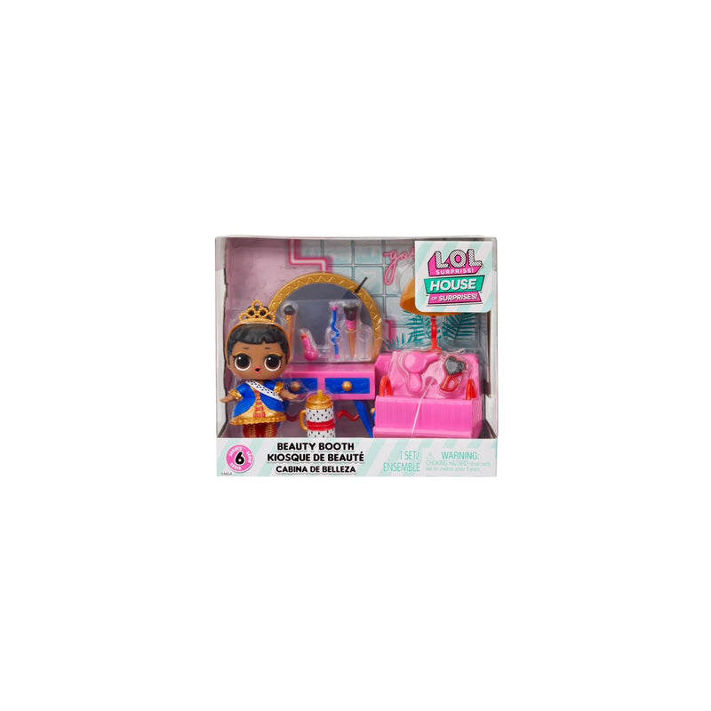 LOL Surprise Beauty Booth playset with Her Majesty doll - British product