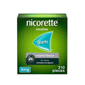 Nicorette 4mg Kaugummi Originalgeschmack Nikotinersatzkaugummi 210 Stück