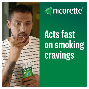 Nicorette 4mg gum original flavour 210 pieces, imported from the UK
