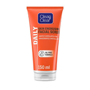 Clean & Clear Daily Skin Energising Facial Scrub 150ml - British product