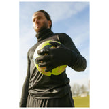 Decathlon Keepwarm adult gloves in black, fleece-lined, imported from the UK