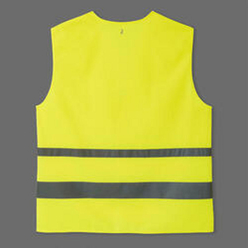 Decathlon Adult High Visibility Cycling Safety Vest - Neon Yellow GOODS ASDA   