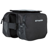 Decathlon double bike frame bag 2L black, UK version