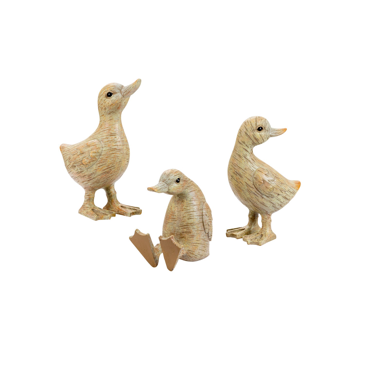 George Home duckling ornaments 3 pack assorted poses - British product
