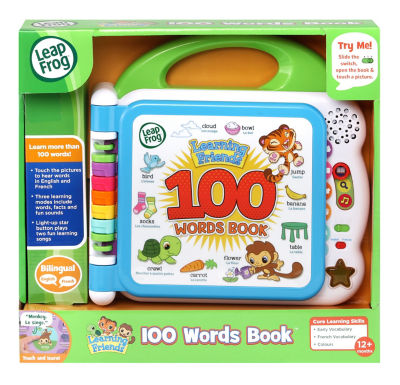 VTech interactive book 100 words, imported from the UK