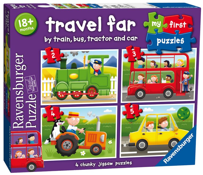 Ravensburger My First Puzzles Jigsaws - Travel Far GOODS ASDA   