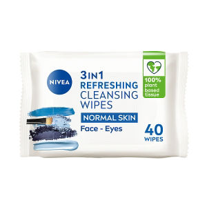 NIVEA Refreshing 3-in-1 Cleansing Wipes 40 pack (British brand)