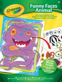 Crayola Funny Faces Sticker Book CDU GOODS ASDA   