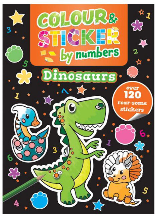 Curious Universe Colour and Sticker by Numbers GOODS ASDA   