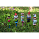 George Home gnome garden stakes set of 5 - British product