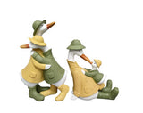 George Home duck set assortment of 2 resin 21.5x10x24.5cm, UK version