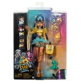 Monster High doll with accessories and pet figure, UK version