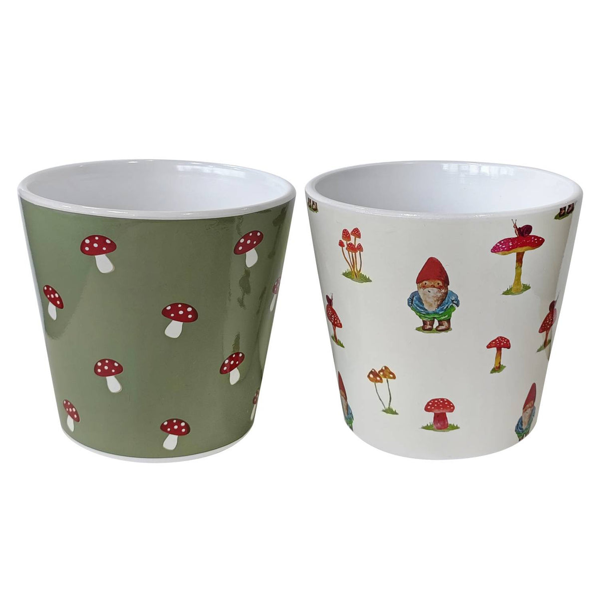 George Home gnome printed pot 13cm - British product