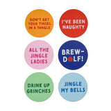 GH festive table coasters for holiday decor - British product