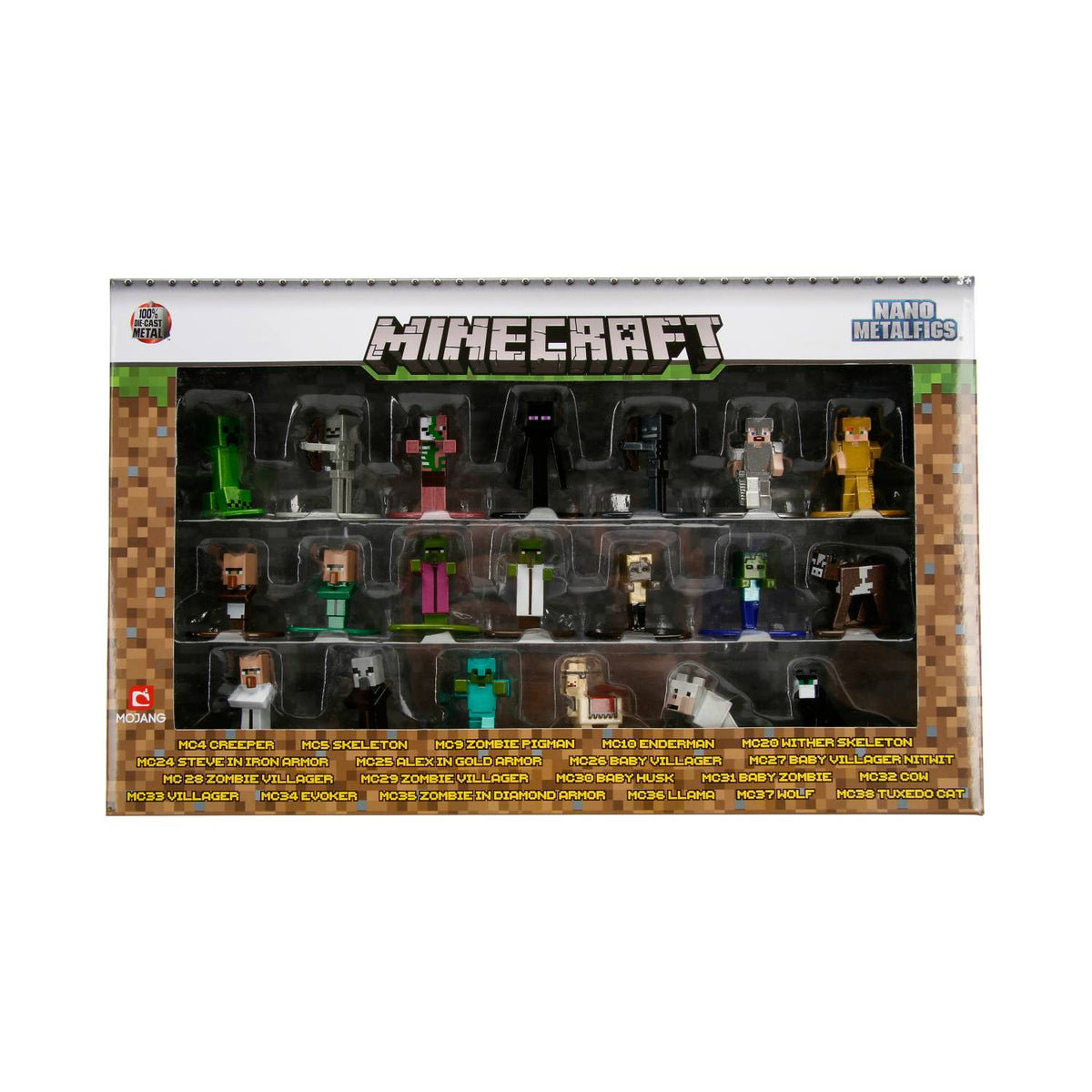 Minecraft nano metal figure assortment 1.65 inch - British product