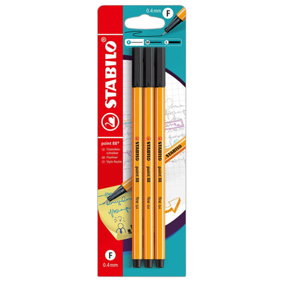 ASDA Stabilo Point 88 Black Fineliner Pen- Buy online at McGrocer