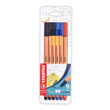 Stabilo Point 88 Fineliners - Assorted Office 6pk GOODS ASDA   