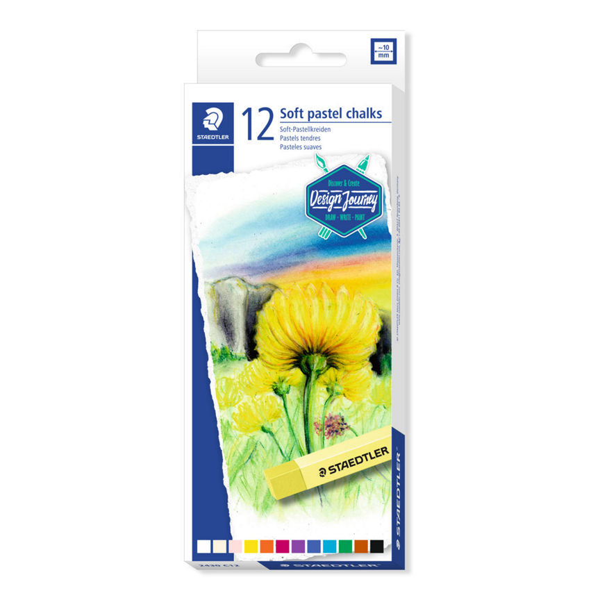 Staedtler Design Journey Soft Chalk Pastels 12pk