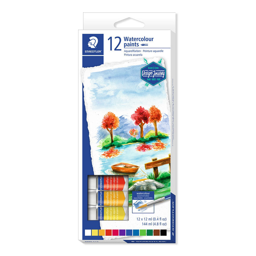 Staedtler Design Journey Watercolour Paints 12pk GOODS ASDA   