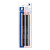 Staedtler Noris Pastel graphite pencils pack of 6, UK version