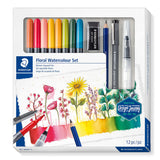 Staedtler Design Journey Floral Watercolour Set GOODS ASDA   