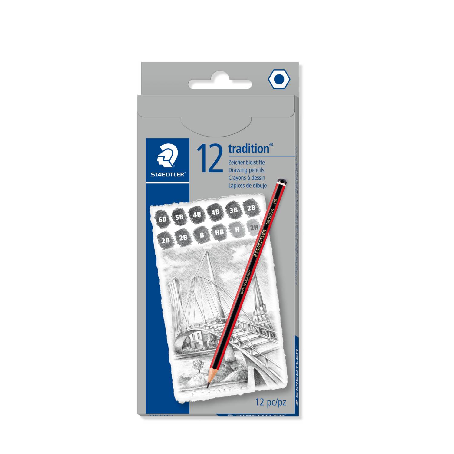 Staedtler sketching pencils 12 pack, UK version
