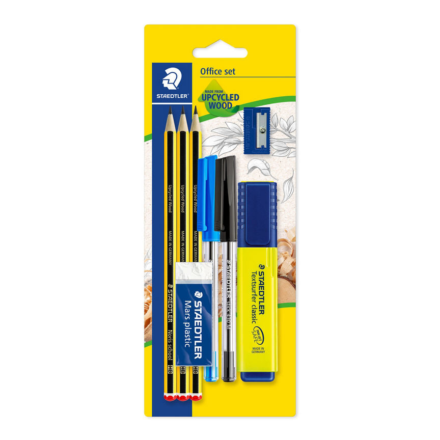 Staedtler Noris HB Pencil, Pen & Highlighter Set GOODS ASDA   