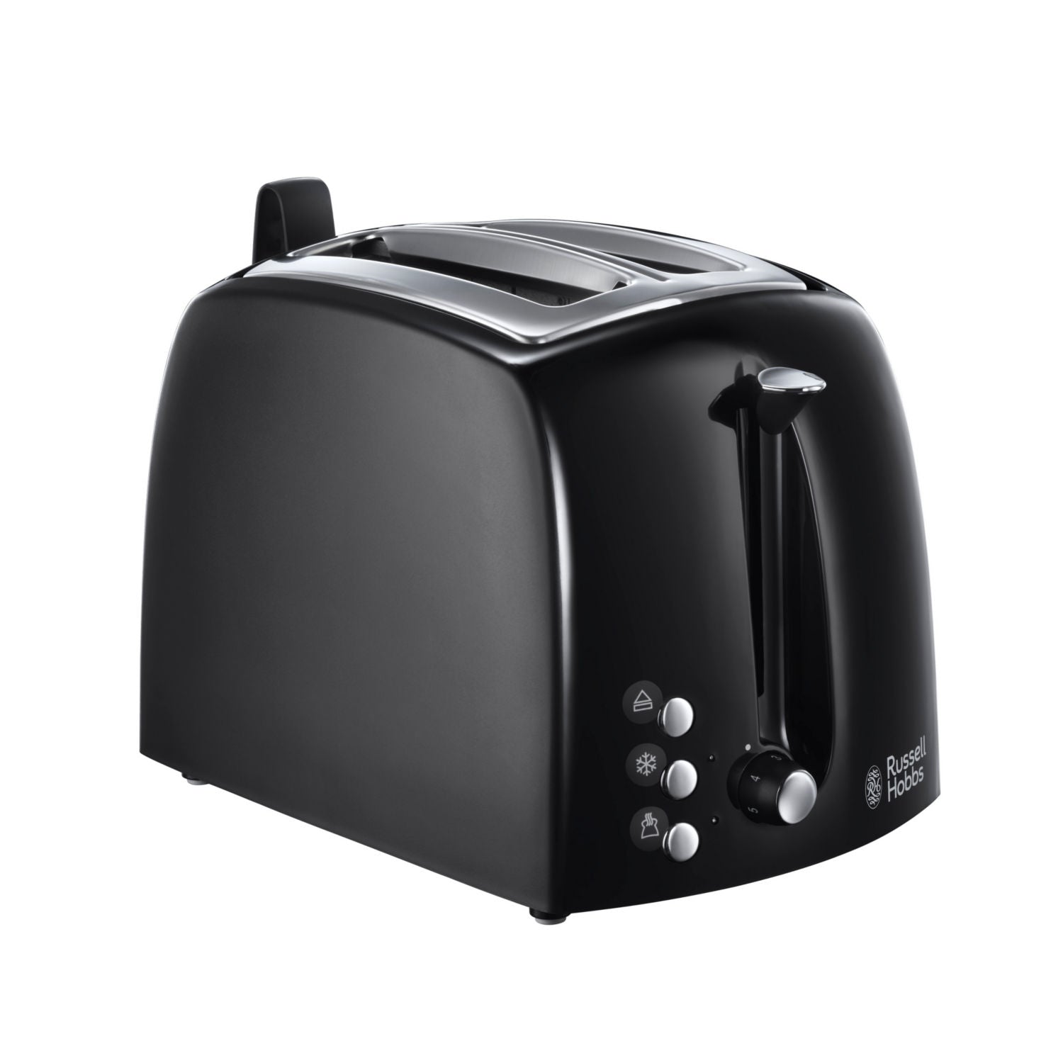 Russell Hobbs Textures Plus 2 slice toaster black matte finish, UK version