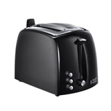 Russell Hobbs Textures Plus 2 slice toaster black matte finish, UK version