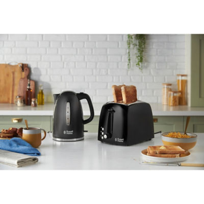 Russell Hobbs Textures Plus kettle black 1.7L (British brand)