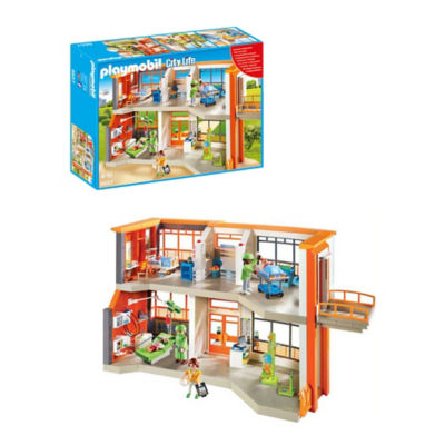 ASDA Playmobil City Life Furnished Children's Hospital Playset- Buy online at McGrocer