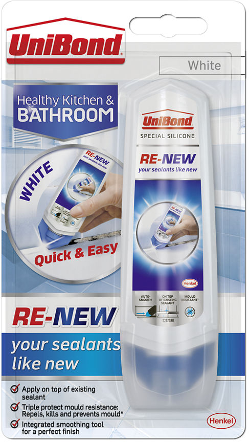 UniBond Re-New Kitchen & Bathroom Sealant 100ml