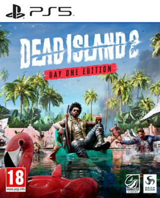 Dead Island 2 PS5 video game box art, UK version
