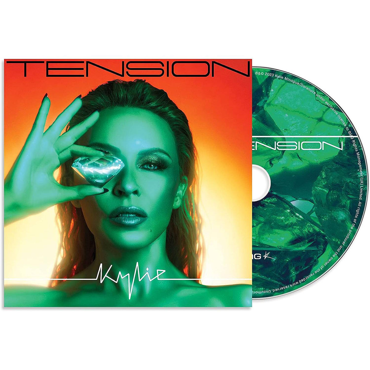 Kylie Minogue Tension CD cover - British product