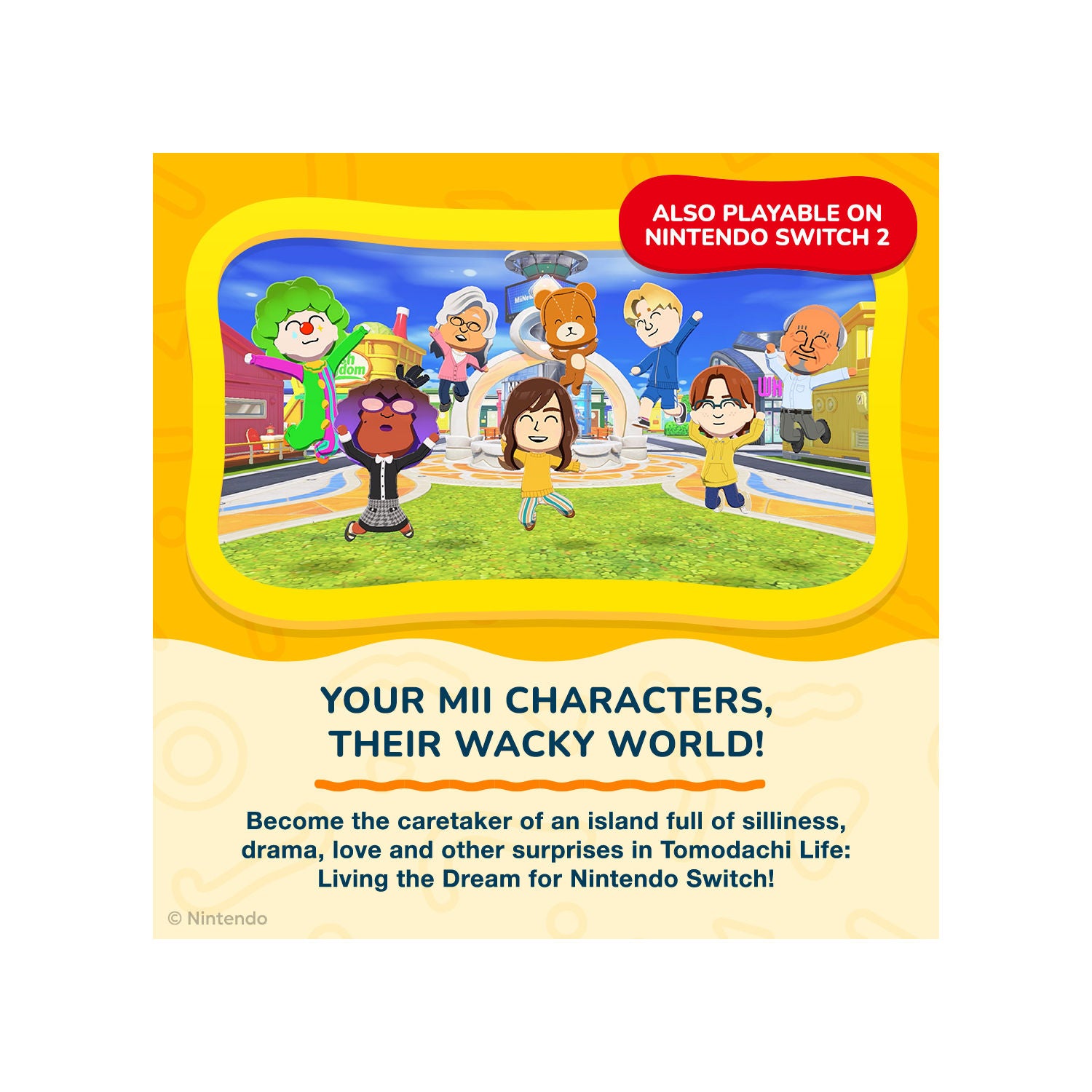 Nintendo Tomodachi Life video game Living the Dream, imported from the UK