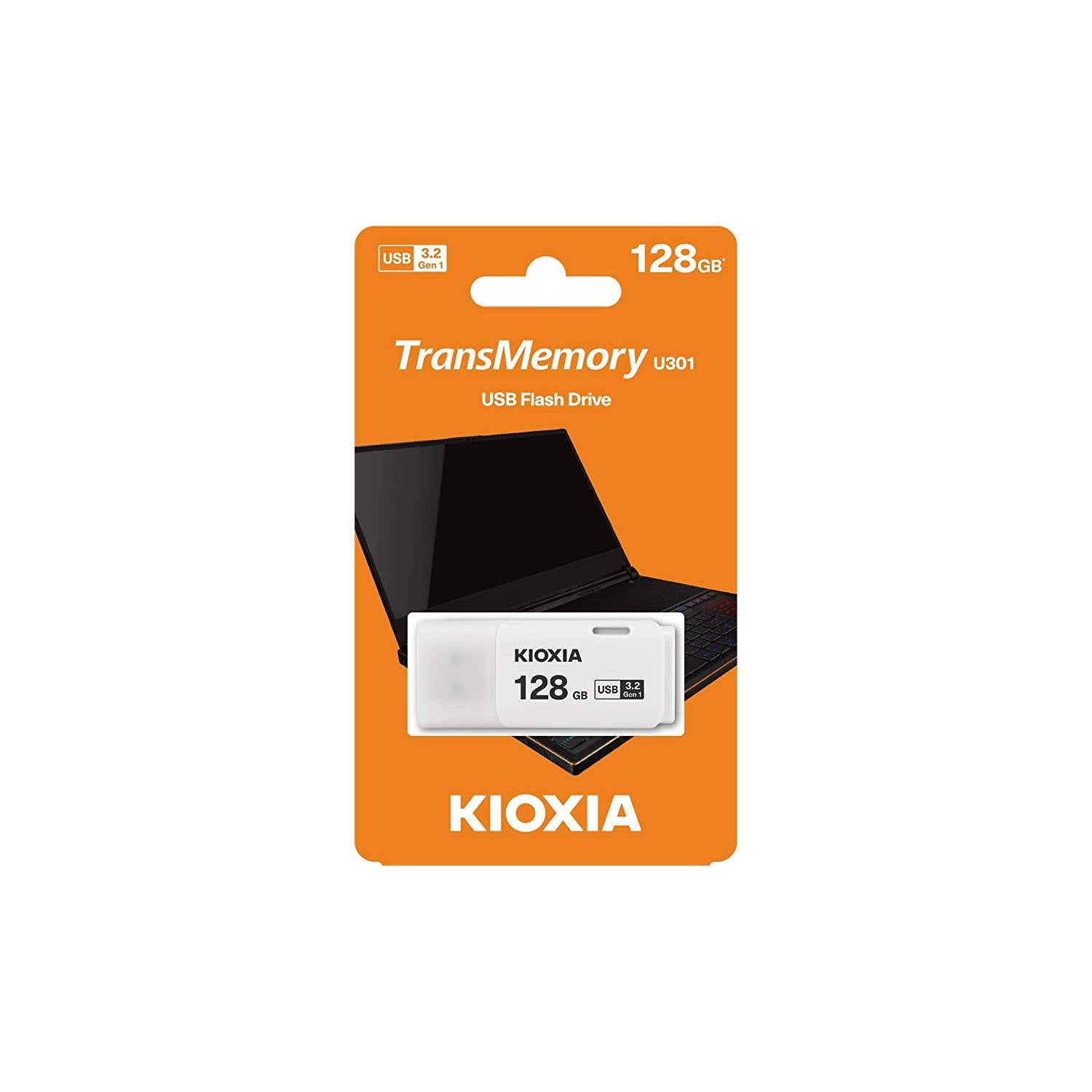Kioxia TransMemory U301 USB flash drive 128GB white, UK version