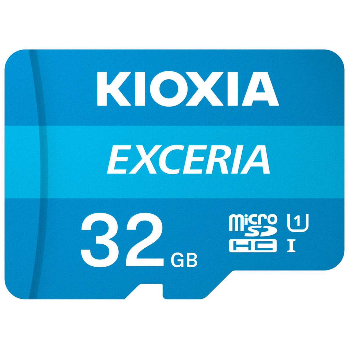 Kioxia EXCERIA microSD card 32GB with adapter, imported from the UK