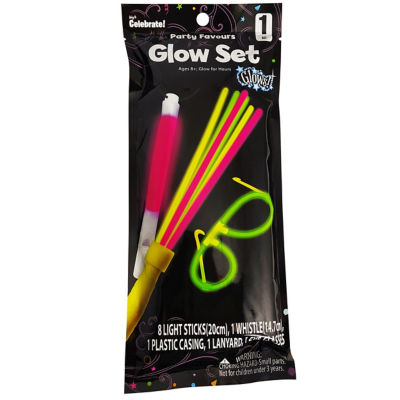 Glow Party Favours Set 12pk - imported from the UK