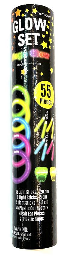 Glow Party Favours Tube Set GOODS ASDA   