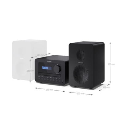 Sharp XL-B520D micro system - British product