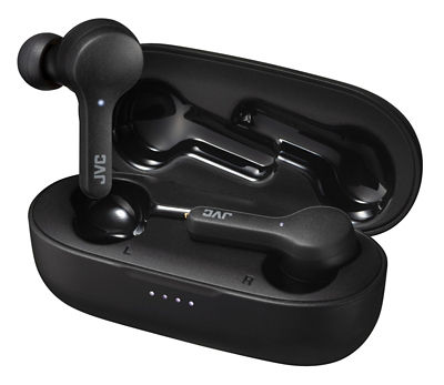 JVC HA-A7T true wireless earphones black charging case, UK import