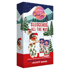 Cussons Creations Sledgehog shower gel bath soak fluffy socks - British product