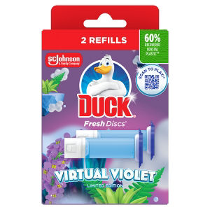Duck toilet disc refill Virtual-Violet 2x36ml - British product