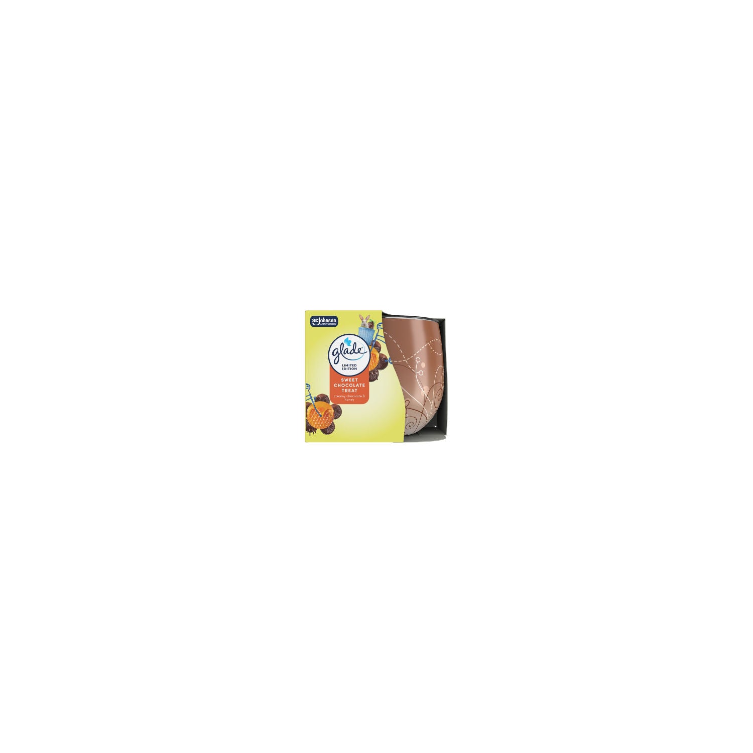 Glade scented candle Sweet Chocolate Treat 108g, UK version