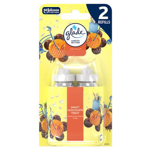 Glade air freshener twin refill Sweet Chocolate 36ml (British brand)