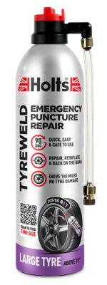 Holts Tyreweld سيلانت إصلاح ثقوب الإطارات في حالات الطوارئ 500 مل