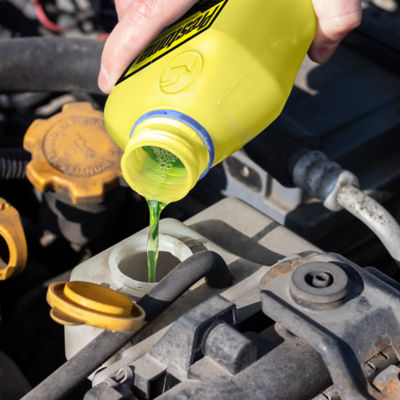 Prestone antifreeze coolant for all vehicles, imported from the UK