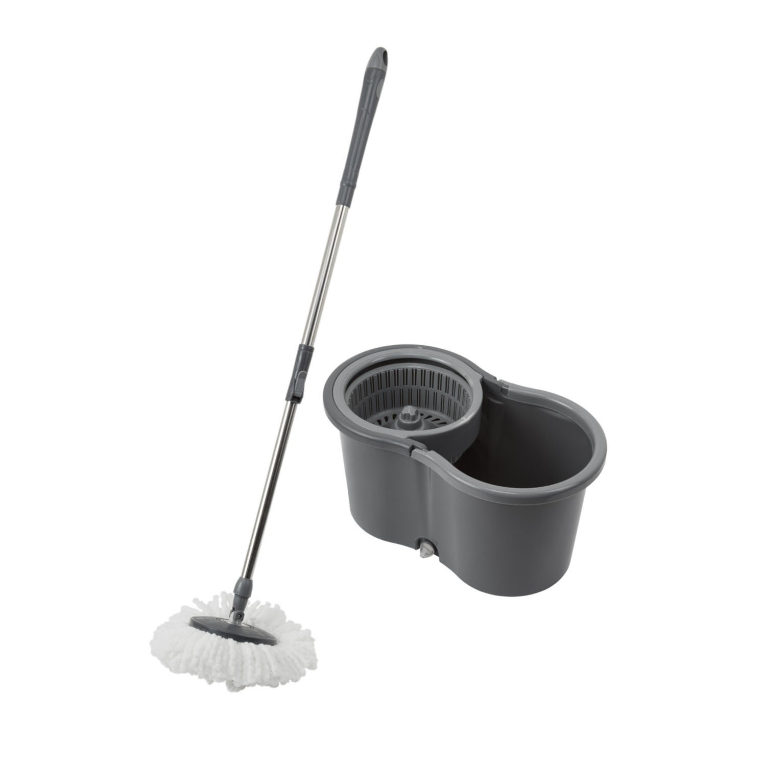 Addis grey spin mop and bucket, UK version