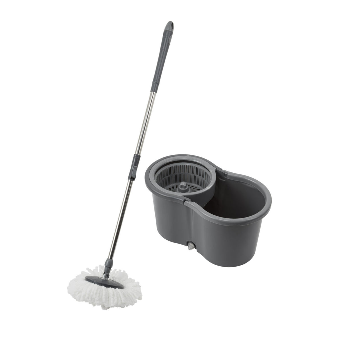 Addis grey spin mop and bucket, UK version